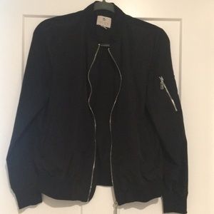 Satin bomber jacket